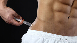 Úspěšná injekce testosteronu